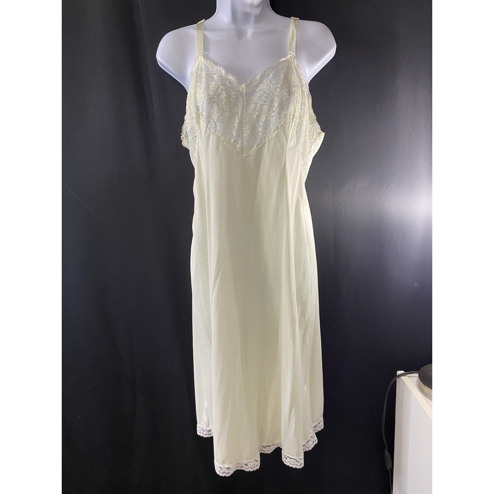 Vintage Wonder Maid Womens Slip Dress Size 38 Slinky Silky Romantic Ethereal USA - Picture 1 of 10
